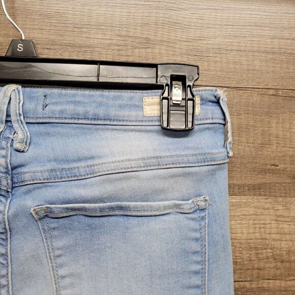 Abercrombie & Fitch Mid Rise Super Skinny Ankle Jeans Blue‎ Light Wash Womens 28 - Picture 9 of 15